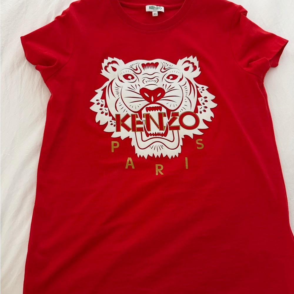 Kenzo  Red Graphic T-Shirt